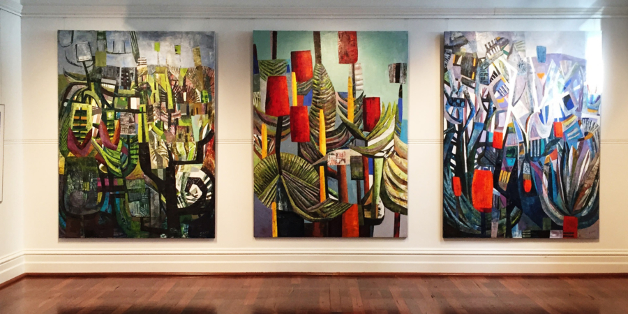 Kate Elsey Three Paintings