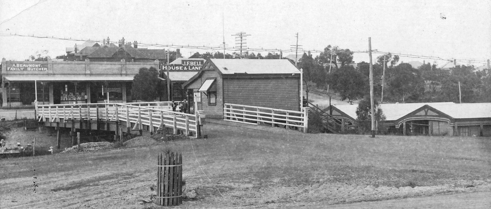 R G Oldhams Railway Station Shops