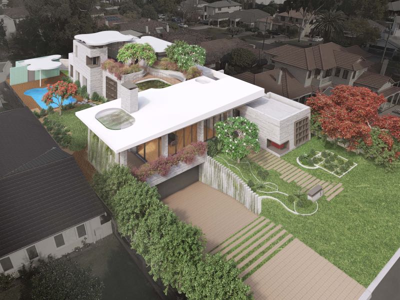 Architecture Roof Garden Urban Design Aerial