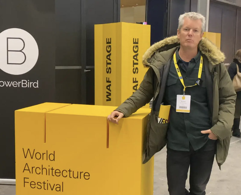 Neil Cownie speaks with BowerBird about Cloud House at the 2019 World Architecture Festival in Amsterdam