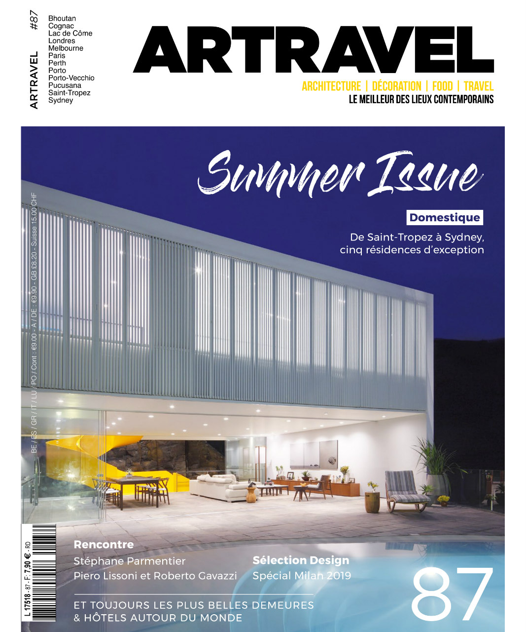 Art Travel France Magazine on Roscommon House
